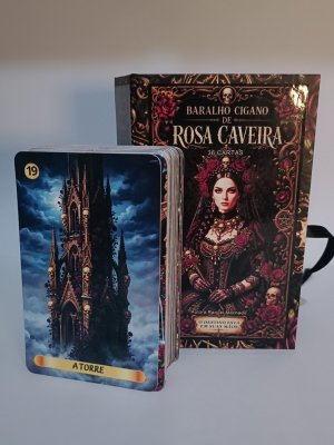 Oráculo Lenormand Rosa Caveira