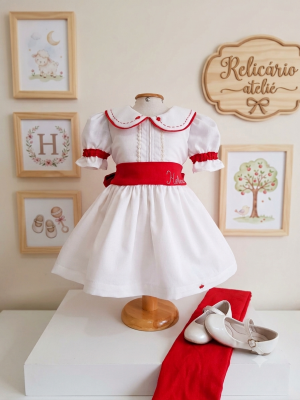 Vestido moranguinho personalizado