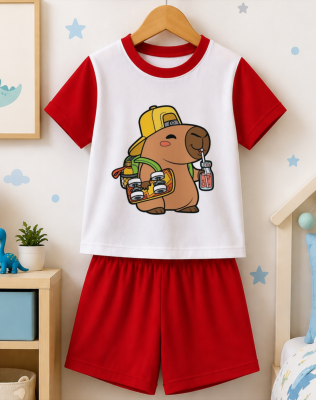 Pijama infantil capivara personalizado menino