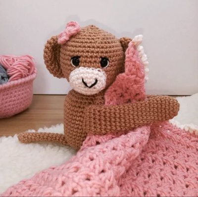Coleção Apegados Agarradinhos Amigurumi- Pronta Entrega