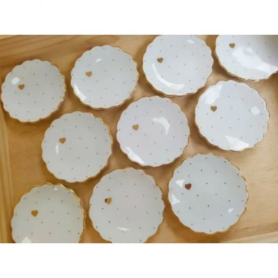Pratinhos de porcelana personalizados