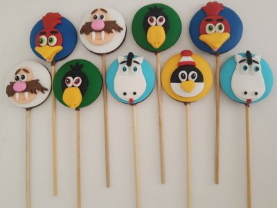 Pirulito de chocolate Pica Pau