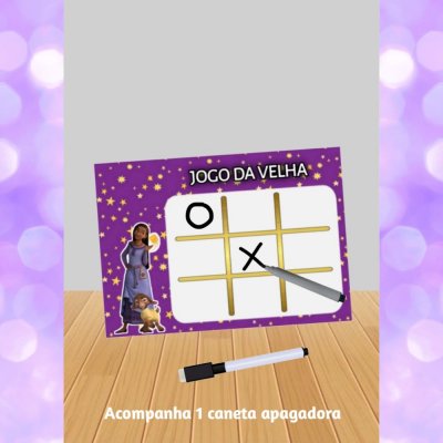 Jogo da Velha Wish "fazemos Qualquer Tema"- lembrancinhas.