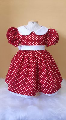 Vestido minnie infantil