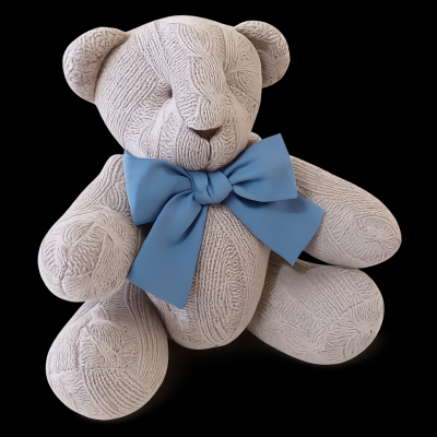 Urso M em tricot