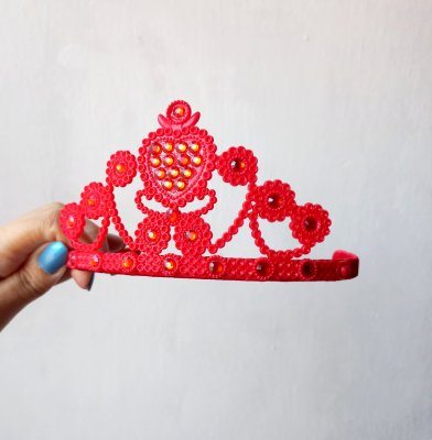 Fantasia da Branca de Neve Infantil com Tiara