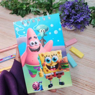 Caderneta Blocao Bob Esponja Personalizado