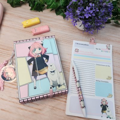 Agenda Escolar Spy x Family Personalizada