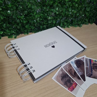 Album Scrapbook para escritas e colagens