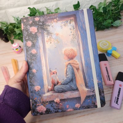 Caderno Sketchbook Pequeno Príncipe A5 l journal l Desenho l Anotações l Brochura l Sketchbook