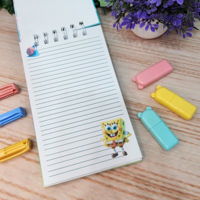 Caderneta Blocao Bob Esponja Personalizado