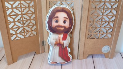 Kit de Lembrancinhas - Almofada de Jesus - 10 Unidades