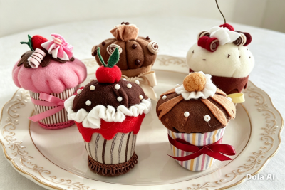 Lembrancinhas cupcakes decorativos