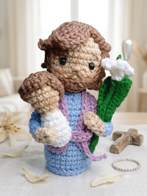 São José em Amigurumi: Proteção e Devoção em Cada Ponto