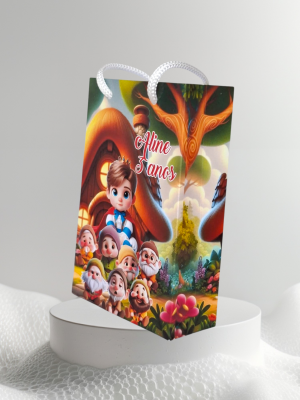 Sacolinha Personalizada Lembrancinha BRANCA DE NEVE E  O PRÍNCIPE