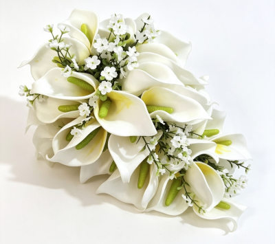 Buquê de Noiva Copo de Leite| Buquê Artesanal para Casamento Re
