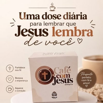 Café com Jesus caixinha de promessa versículos