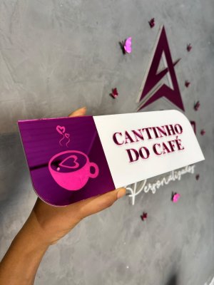 Placa Cantinho do Café