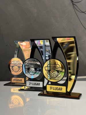 Kit Troféus Campeonato Esportivo