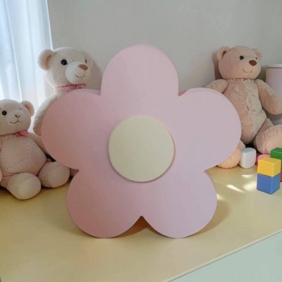 Flor de mdf decorativa / decoração de quarto e festa infantil enfeite de mdf