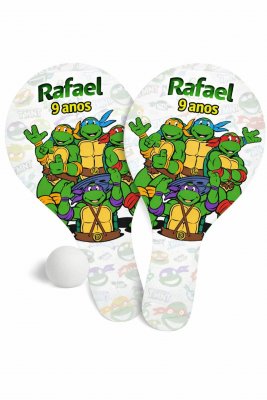 Kit Raquetes personalizadas infantil - Fazemos qualquer tema