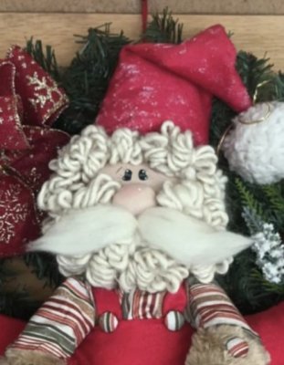 Guirlanda Natalina  com um lindo papai Noel