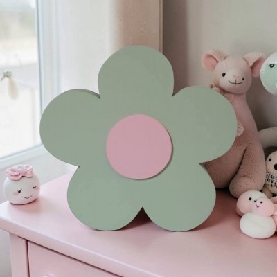 Flor de mdf decorativa / decoração de quarto e festa infantil enf