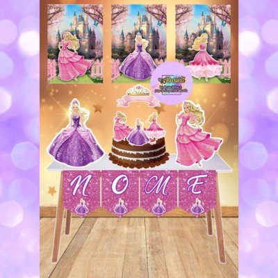 Kit só um bolinho Barbie Princesa.