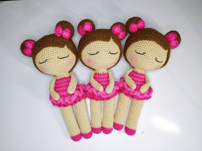 Bailarina amigurumi