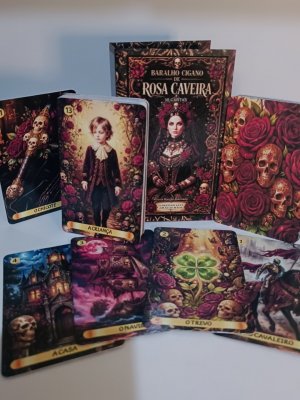 Oráculo Lenormand Rosa Caveira