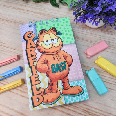 Caderneta Blocao Garfield Personalizado