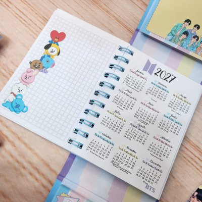 Agenda Escolar Bts Personalizada