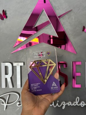 Trofeu Premiação Diamante