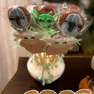 Pirulito de chocolate Star Wars