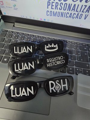 Óculos personalizado Luan Santana Registro Histórico