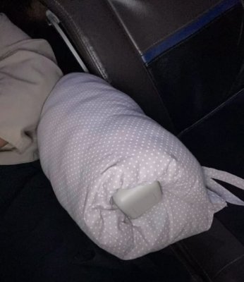 Almofada para Apoio do Braço da Poltrona do Avião