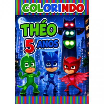 Livrinho de colorir A6 qualquer tema 10X15