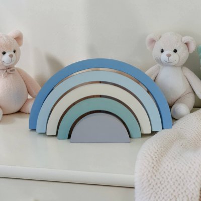 Arco iris de mdf /arco iris decoração de quarto infantil / enfeite de festa, adorno em mdf