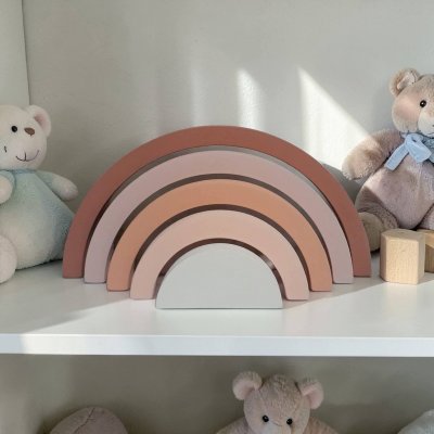 Arco iris de mdf /arco iris decoração de quarto infantil / enfeite de festa, adorno em mdf