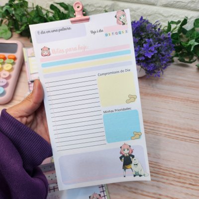 Agenda Escolar Spy x Family Personalizada