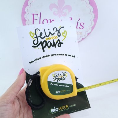 Trena 3 Metros Personalizada Dia dos Pais Card Brinde Corporativo