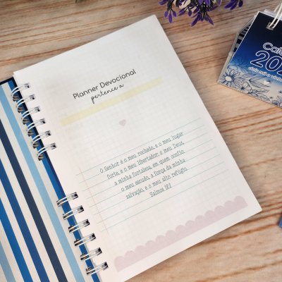 Caderno Devocional Gratidão Candy Personalizado