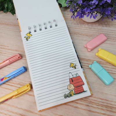 Caderneta Blocao Snoopy Personalizado